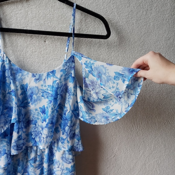 Show Me Your Mumu Quinn Floral Cold-Shoulder Romper - Picture 6 of 12